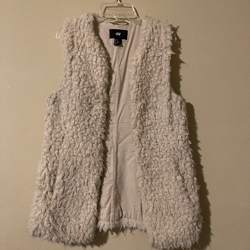 H&M Faux Shearling Vest